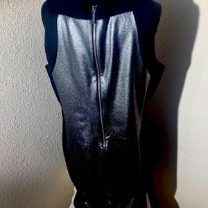 Michael Kors metallic sheath dress.